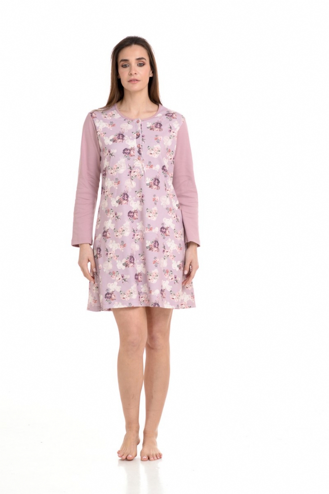 Χειμερινό  Νυχτικό με Πατιλέτα