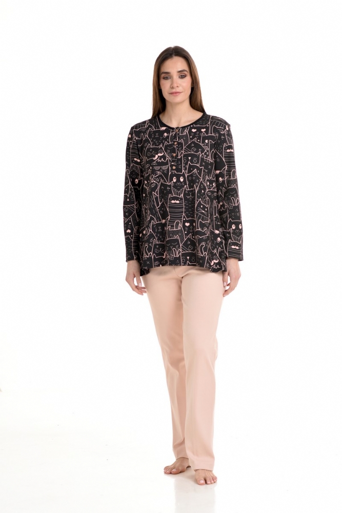 Βαμβακερή γυναικεία πυτζάμα